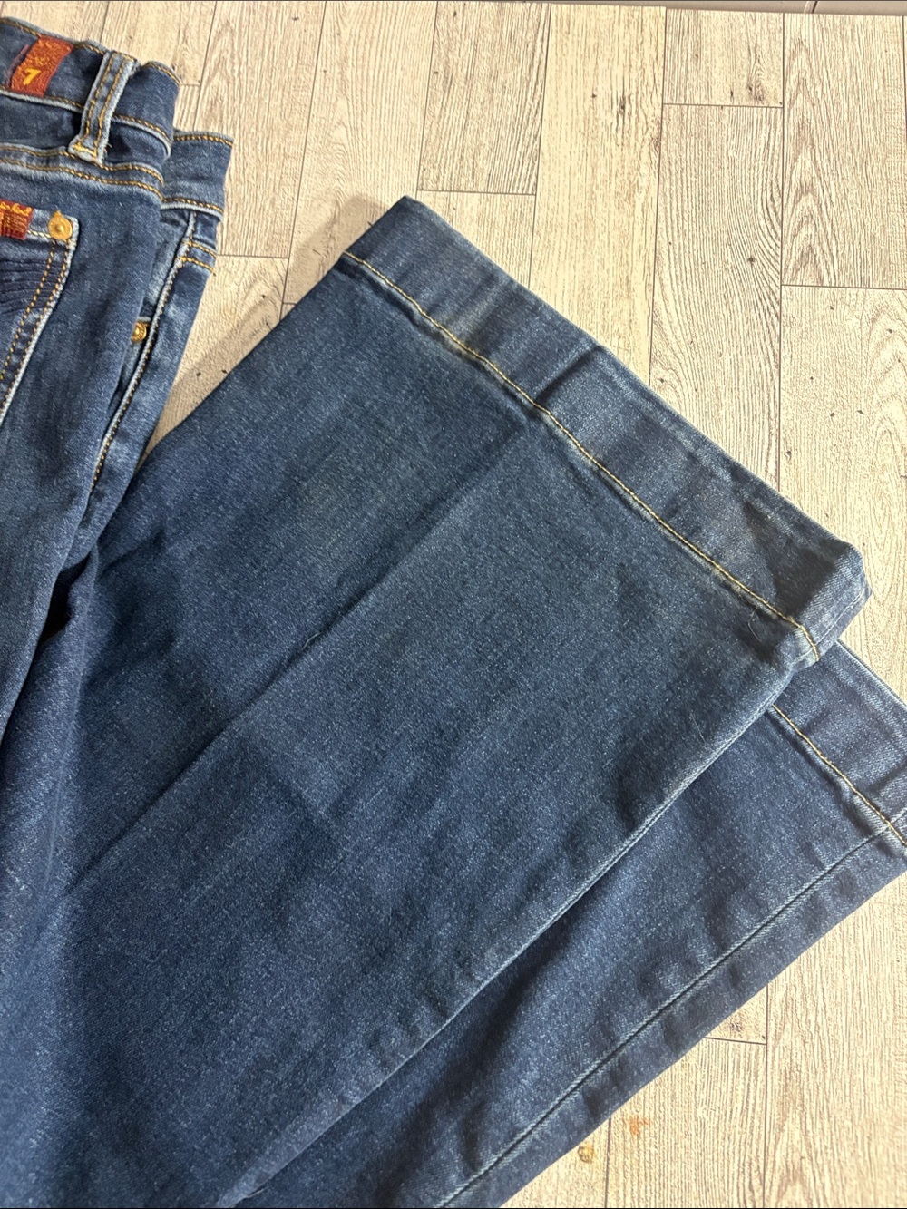 7 for all man kind dojo dark wash - Picture 3 of 4